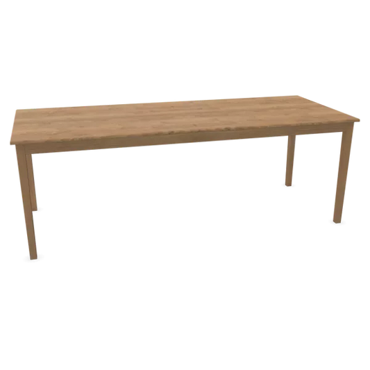Table à manger extensible Belgian farm - Chêne naturel - 220(300)x90x76 cm - Pomax - Précommande