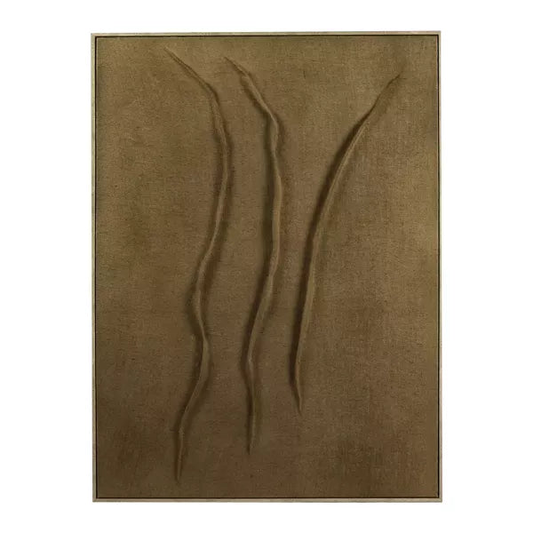 Tableau Ondula - Jute marron - 143x103 cm - Pomax - Précommande