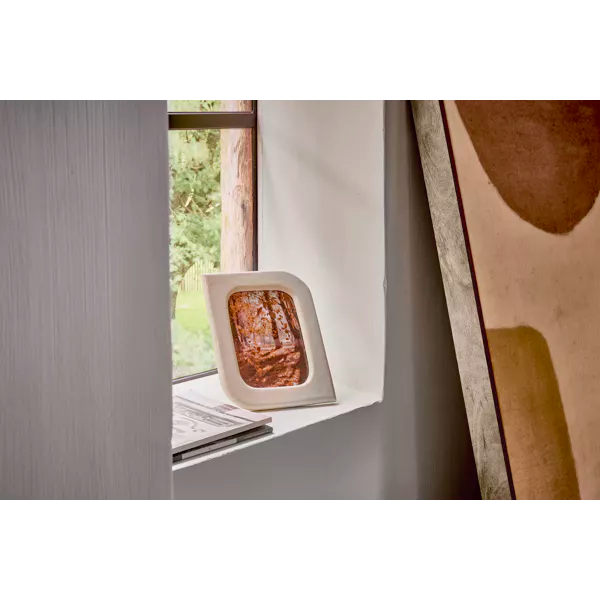 Tableau Wooly - Laine beige rose crème - 76x107 cm - Pomax - Précommande