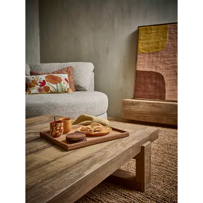 Table basse Andalucia - Bois récupéré naturel - 160x99x30 cm - Pomax - Précommande