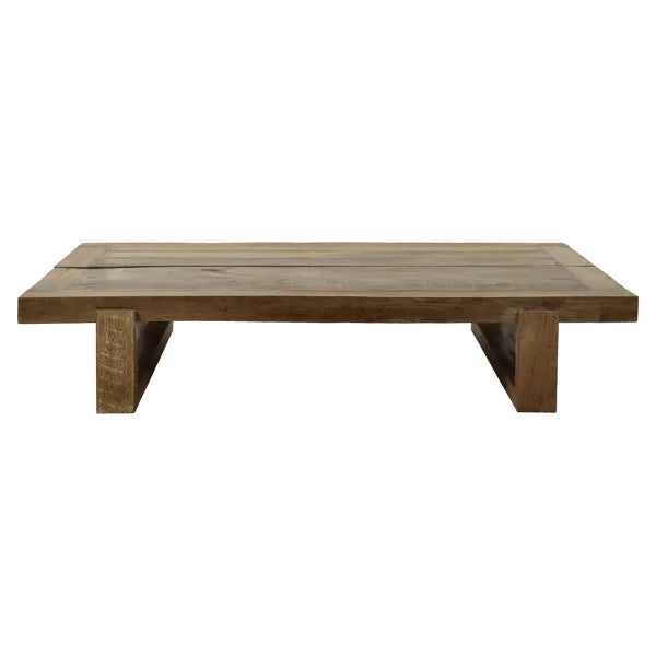 Table basse Andalucia - Bois récupéré naturel - 160x99x30 cm - Pomax - Précommande