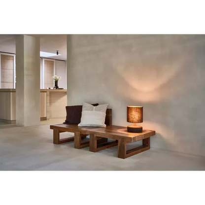 Table basse Andalucia - Bois récupéré naturel - 80x70x30 cm - Pomax - Précommande