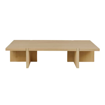 Table basse Asa - Chêne naturel - 140x70x31 cm - Pomax - Précommande