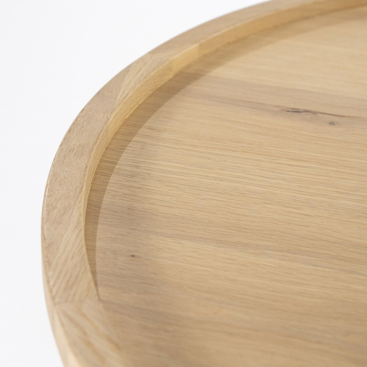 Table basse Oléa - chêne clair  Ø80x32 cm