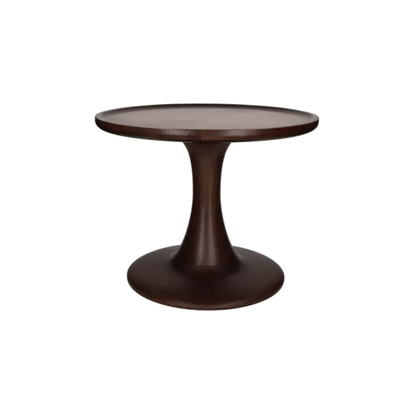Table basse Seraph - Bois de frêne brun foncé - Ø46x36cm - Pomax - Précommande
