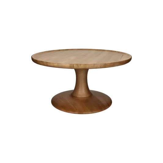 Table basse Seraph - Bois de frêne naturel - Ø60x30cm - Pomax - Précommande