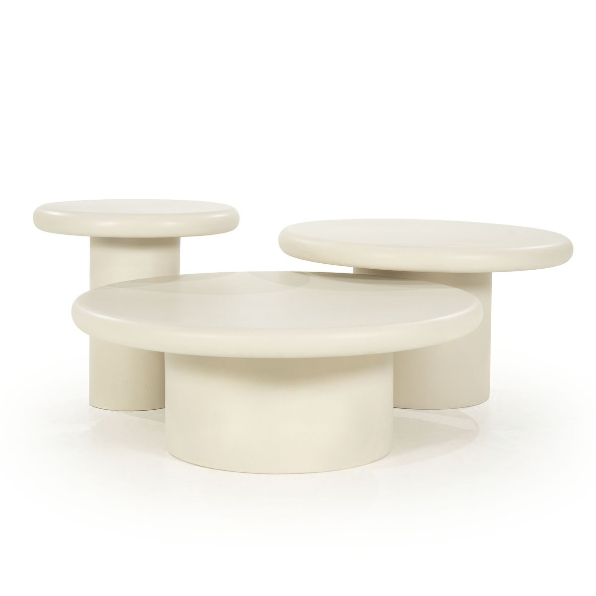 Table d’appoint Lunea - finition crème M