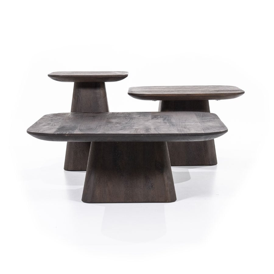 Table d’appoint Makoa - bois foncé