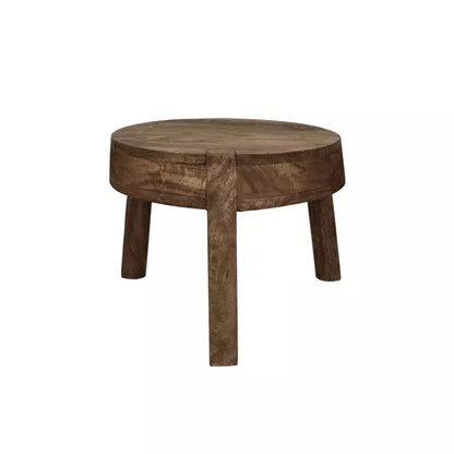 Table d'appoint Pablo - Bois de manguier brun - Ø38x31cm - Pomax - Précommande