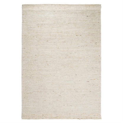 Tapis Sable – Laine et polyester ivoire – 190 × 290 cm