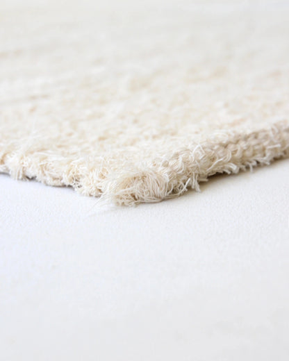 Tapis Gaou – Coton recyclé crème – 150 x 200 cm - Masamé