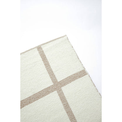 Tapis réversible – Laine crème & jute naturel – 200 × 300 cm