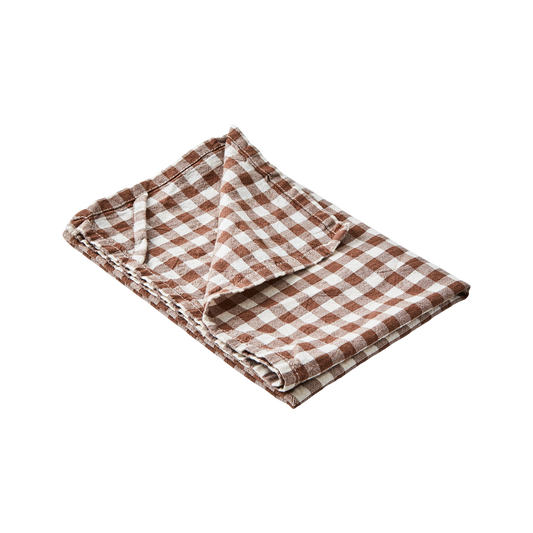 Torchon Elsa - Marron et Blanc