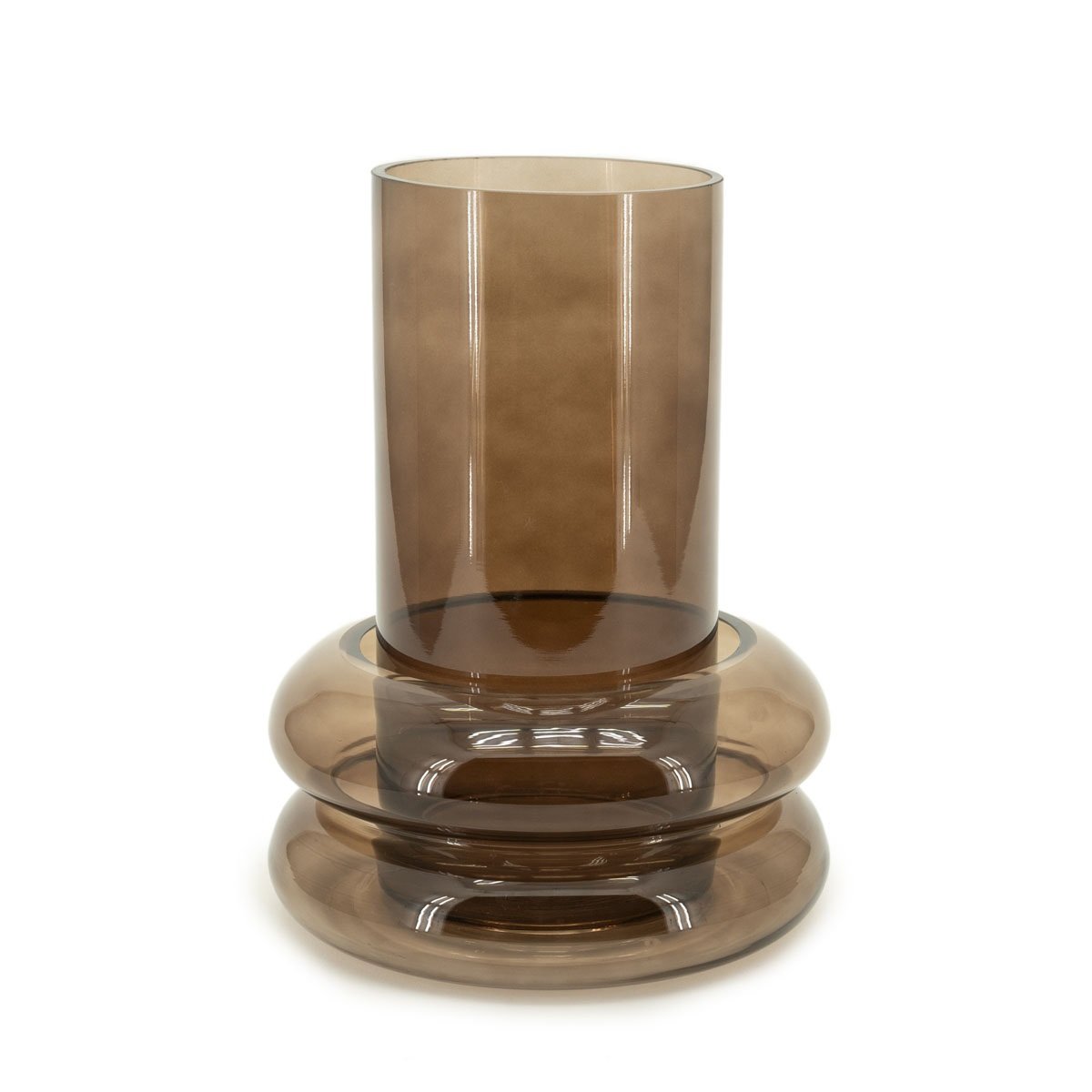 Vase Halo Marron