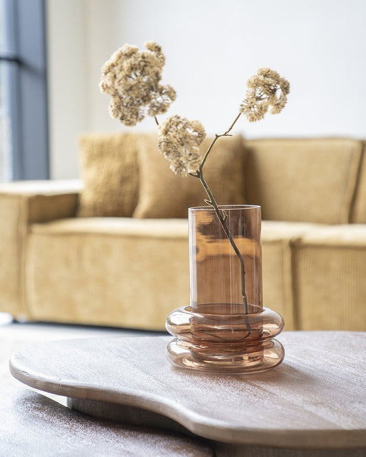 Vase Halo Marron