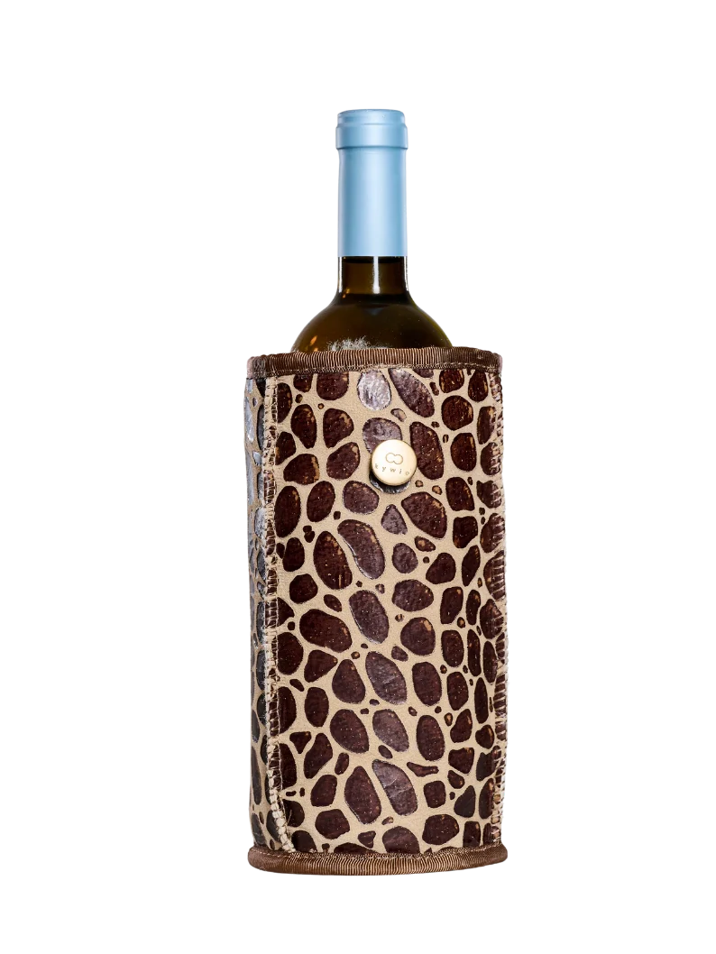 Housse réfrigérée Vin imprimé Girafe
