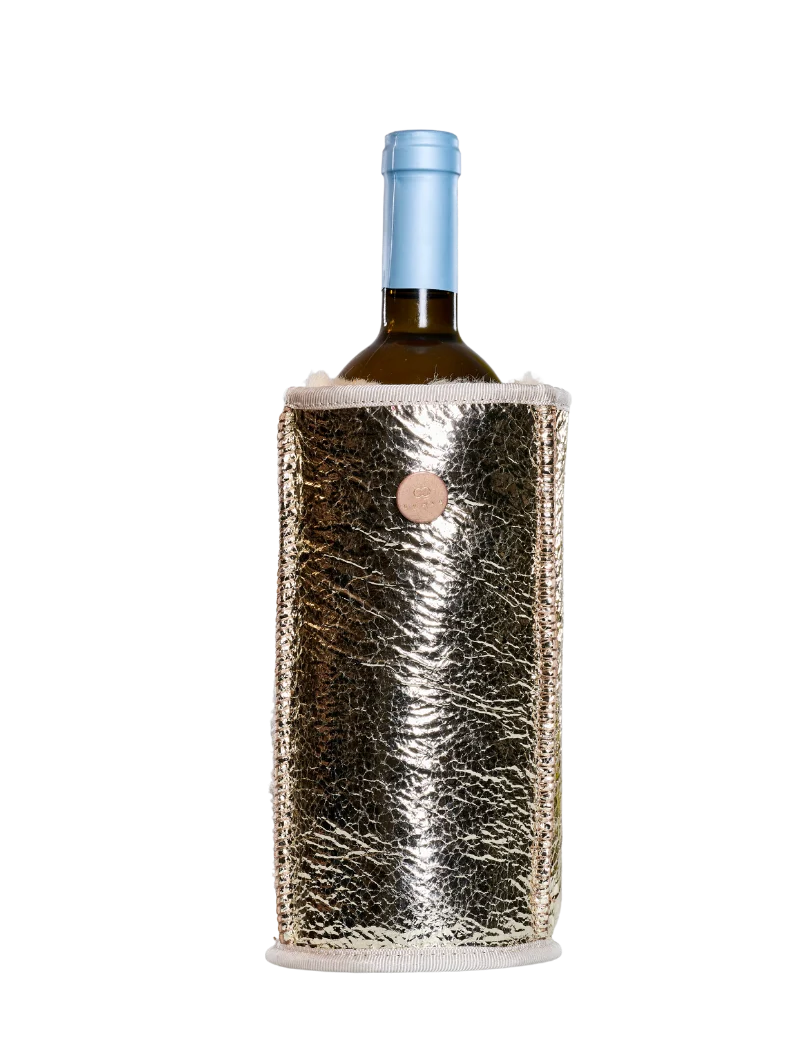 Housse réfrigérée Vin argent étincelant