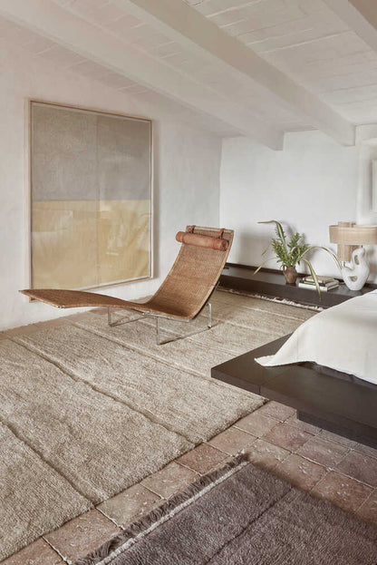 Tapis Beige Laine - 200 x 300 cm