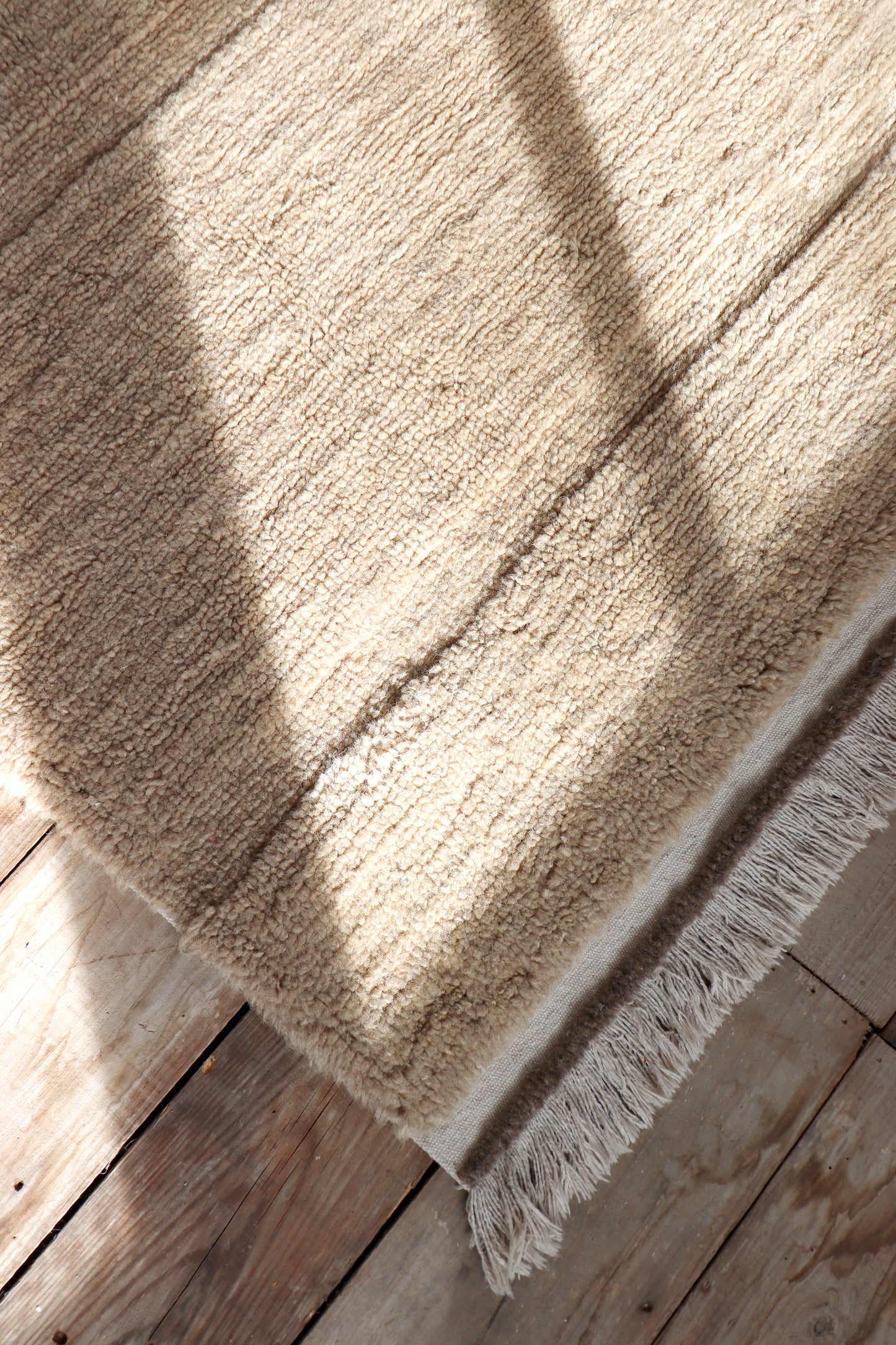 Tapis Beige Laine - 200 x 300 cm