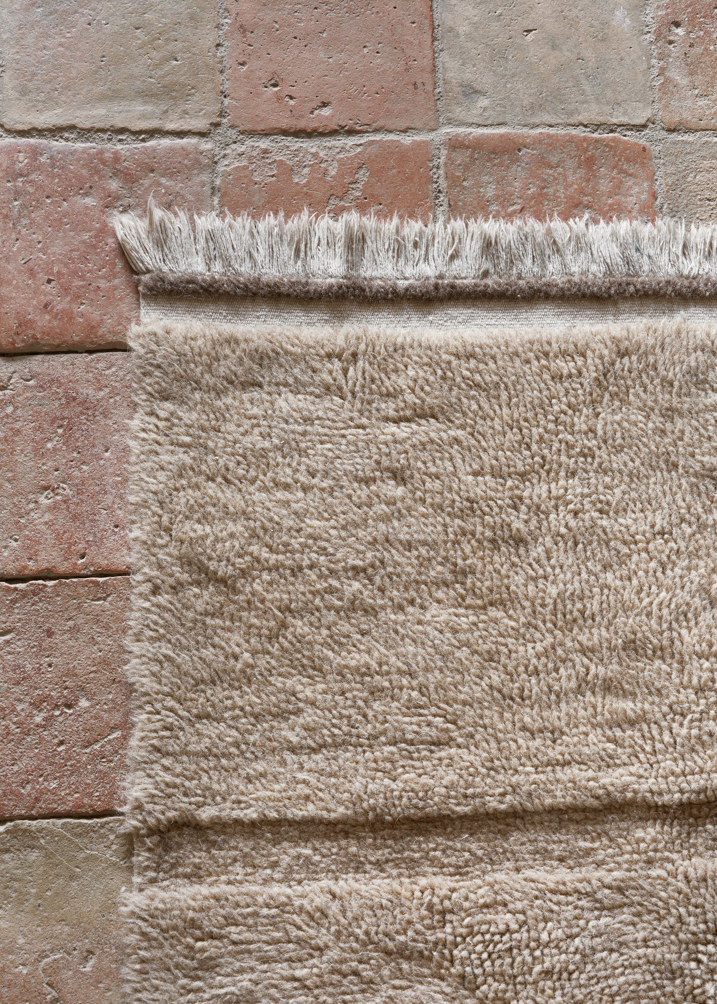 Tapis Beige Laine - 200 x 300 cm