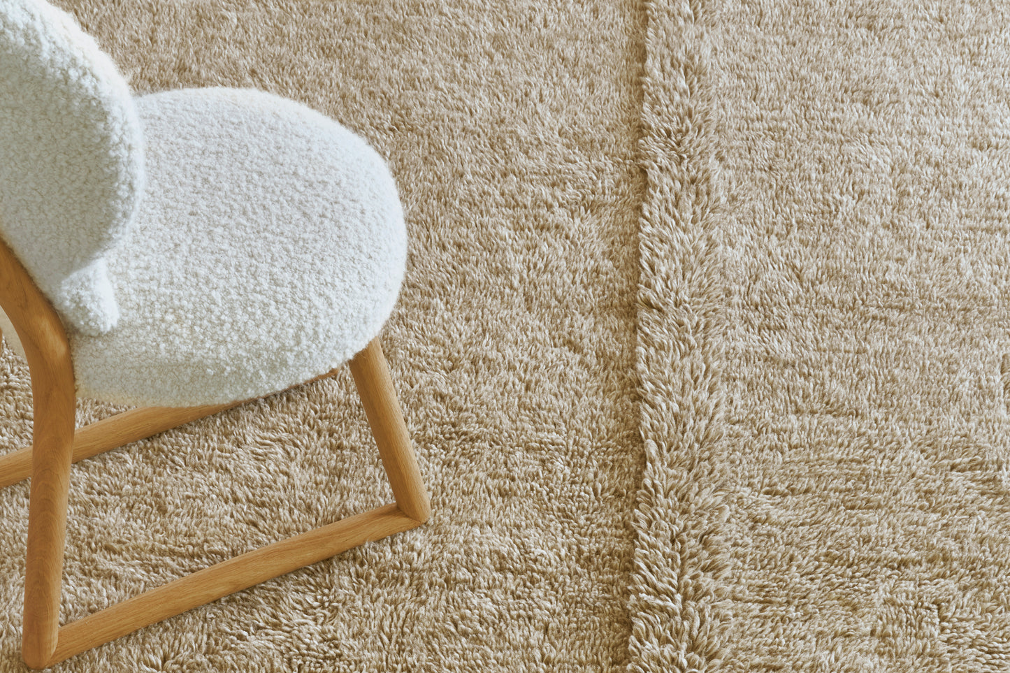 Tapis Sable Laine - 170 x 240 cm