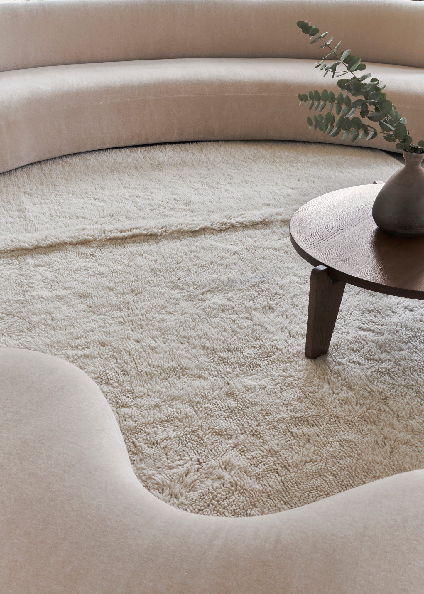 Tapis Écru Laine - 170 x 240 cm