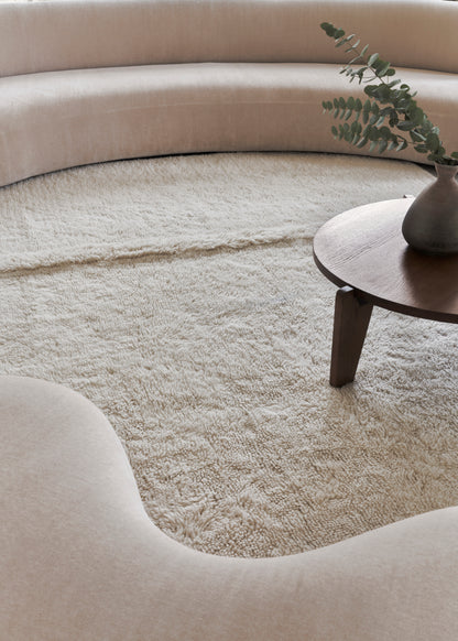 Tapis Écru Laine - 170 x 240 cm