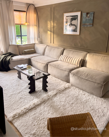 Tapis Écru Laine - 170 x 240 cm