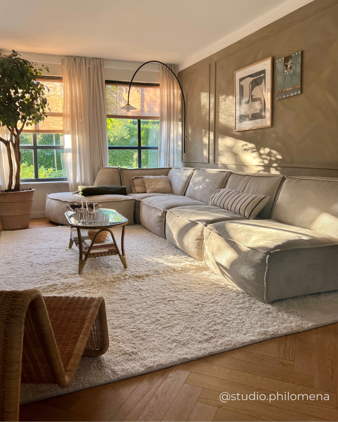 Tapis Écru Laine - 170 x 240 cm