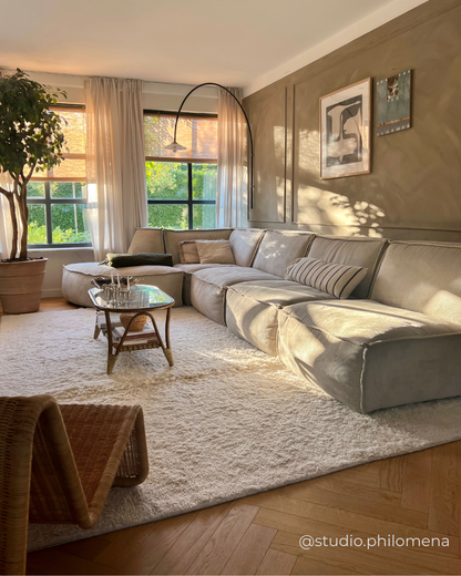 Tapis Écru Laine - 170 x 240 cm
