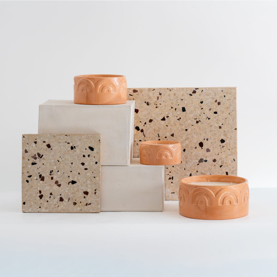Bougie Bab XL - Rose Poudre  - Côté Bougie