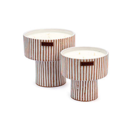 Bougie Coupe Zébré M – Kamoun – Côté Bougie
