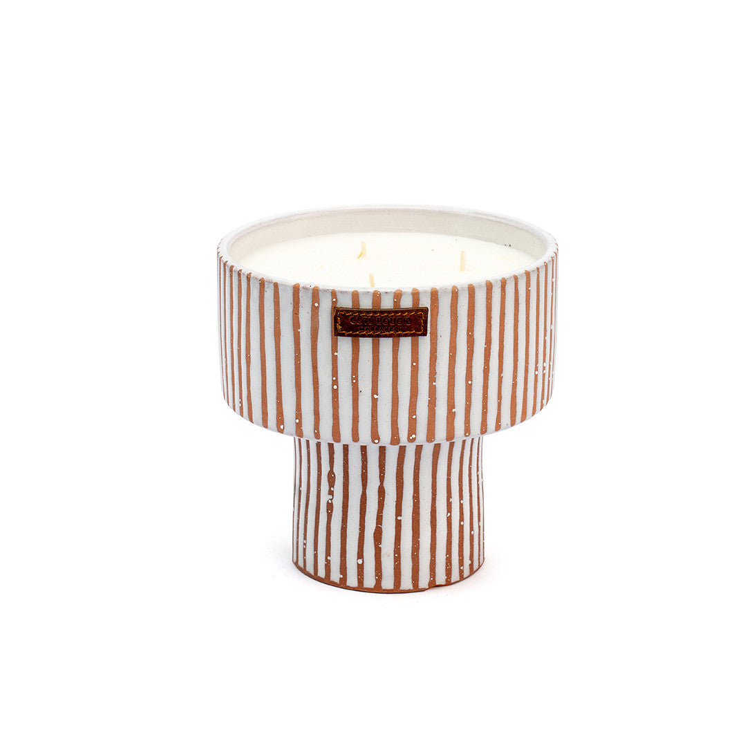 Bougie Coupe Zébré M – Kamoun – Côté Bougie