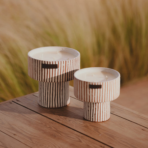 Bougie Coupe Zébré M – Kamoun – Côté Bougie