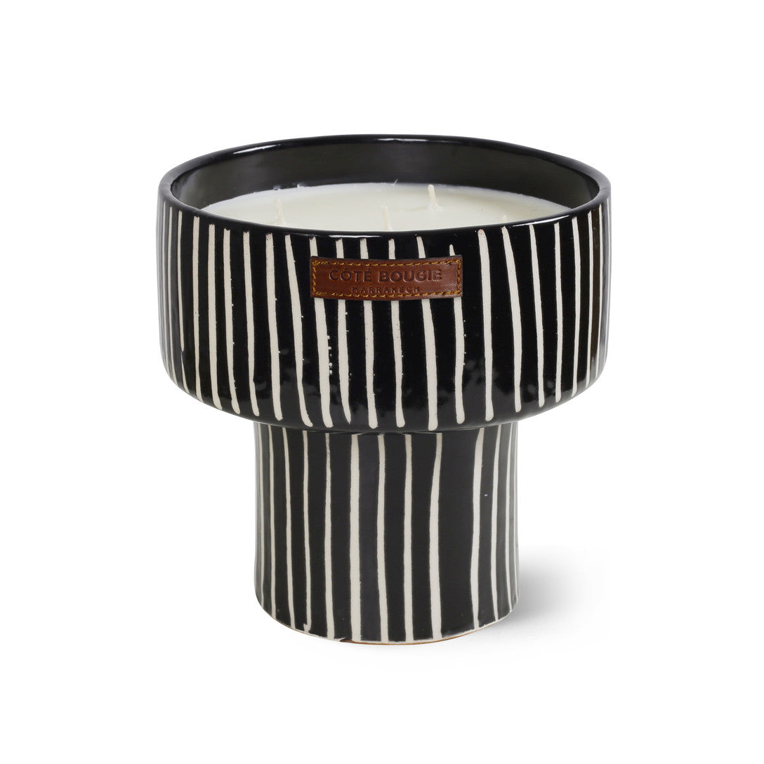 Coupe Zébré L - Mandarine Majorelle - Côté Bougie
