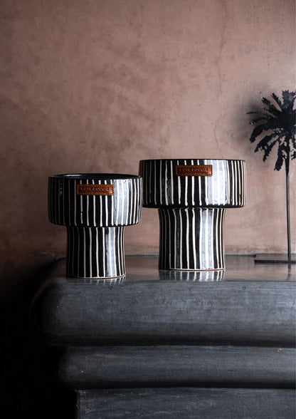 Coupe Zébré M - Mandarine Majorelle - Côté Bougie