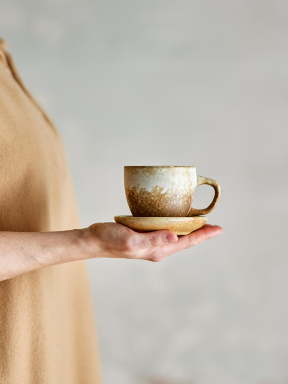 Brenta Tasse avec soucoupe - Nature