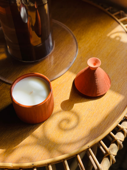 Bougie Tajine candle Terracota - Place des épices - Côté Bougie