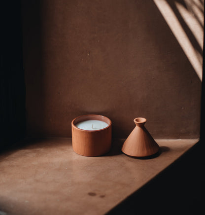 Bougie Tajine candle Terracota - Place des épices - Côté Bougie