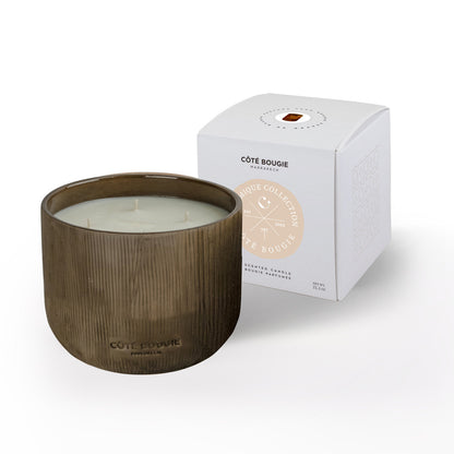 Bougie Tamila M - Senteur Cuir Obscur - Côté Bougie
