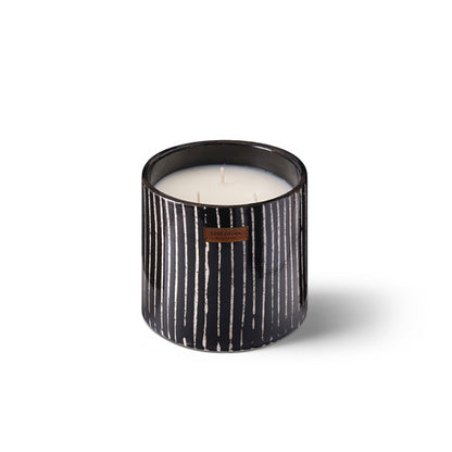 Bougie Zébré M - Senteur Mandarine Majorelle - Côté Bougie