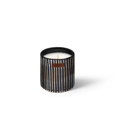 Bougie Zébré S – Mandarine Majorelle – Côté Bougie